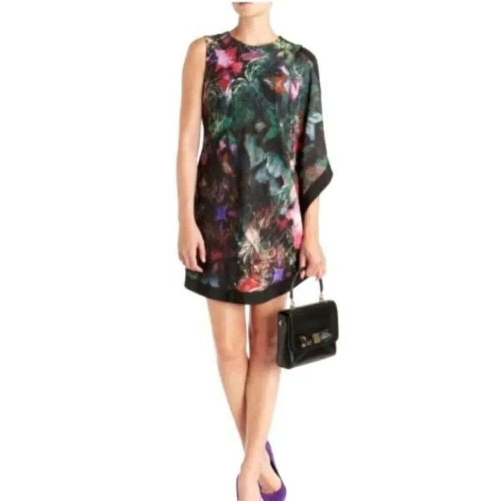 Ted Baker London Sleeveless Butterfly Cape Dress Size 2 (US 6)